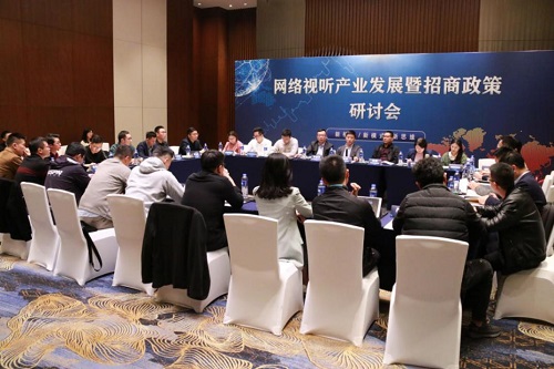 首届网络视听产业发展暨招商政策研讨会顺利举办